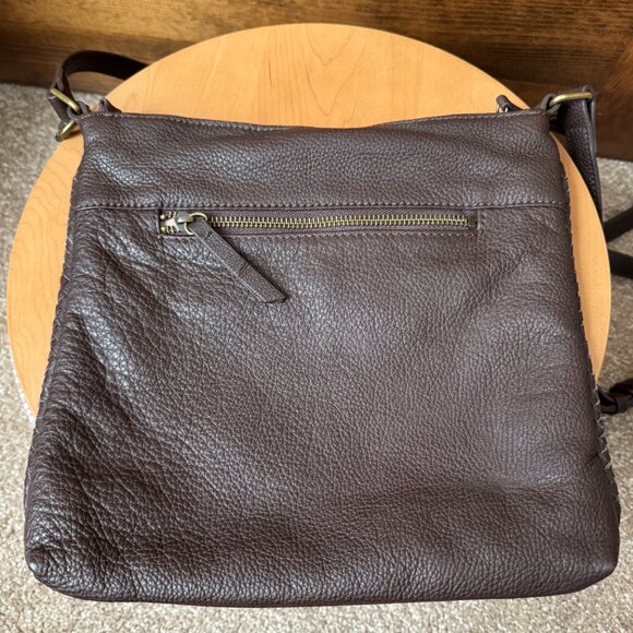 Lucky Brand Brown Leather Crossbody Bag - Picture 6 of 14